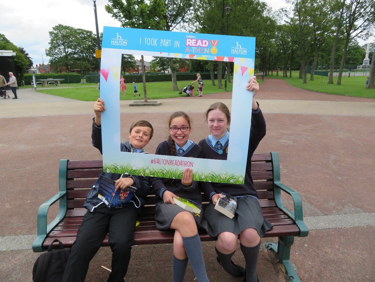 HaltonBC's tweet photo. We did it! Well done Halton readers. You more than trippled your target #Haltonreadathon @HaltonLibraries @EspositosIce #NorthWestHour https://t.co/hnAtuVMfQz https://t.co/FaiJQ8ENfA