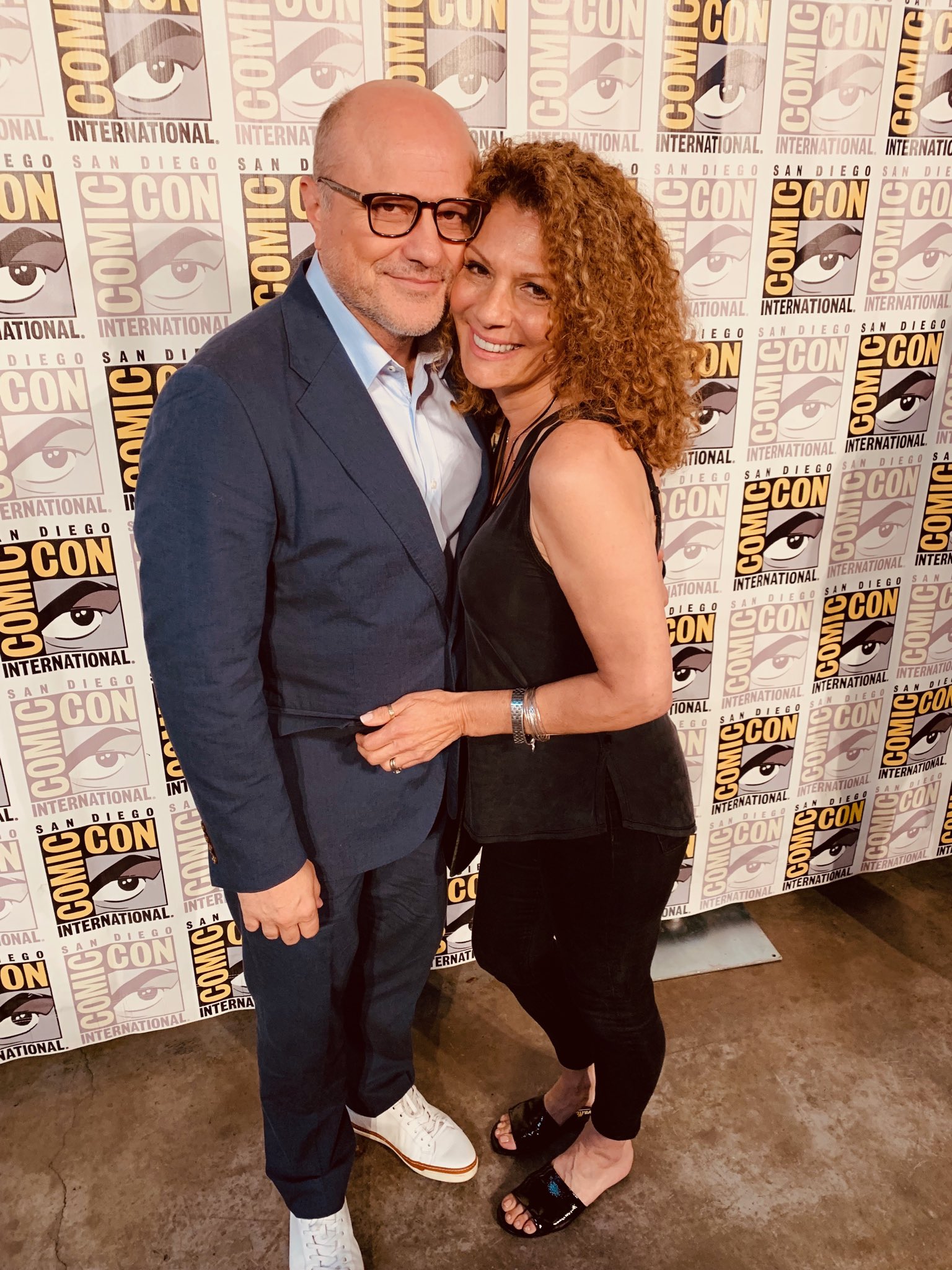 Enrico Colantoni On Twitter Me And Wifey At Veronicamars Sdcc19
