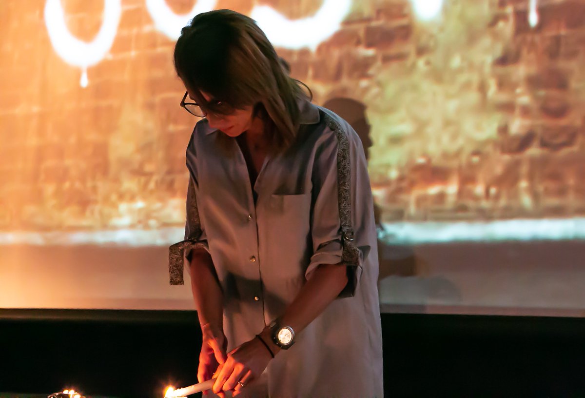 bnaibrithcanada's tweet photo. We had a tremendous show of community support at our #AMIA25 commemoration in Winnipeg last night with many attending and participating in the candle lighting ceremony in memory of the victims. https://t.co/frHAlHl1fH