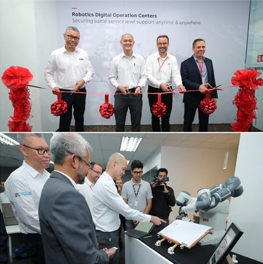 ABBenChile's tweet photo. (Inglés) #ABB inaugura un Centro de Operación Digital #robótica regional de vanguardia en Malasia, que respalda nuestro compromiso de implementar soluciones robóticas digitales para la fábrica del futuro #futuro #innovación #tecnología https://t.co/RoQ25sNGoC