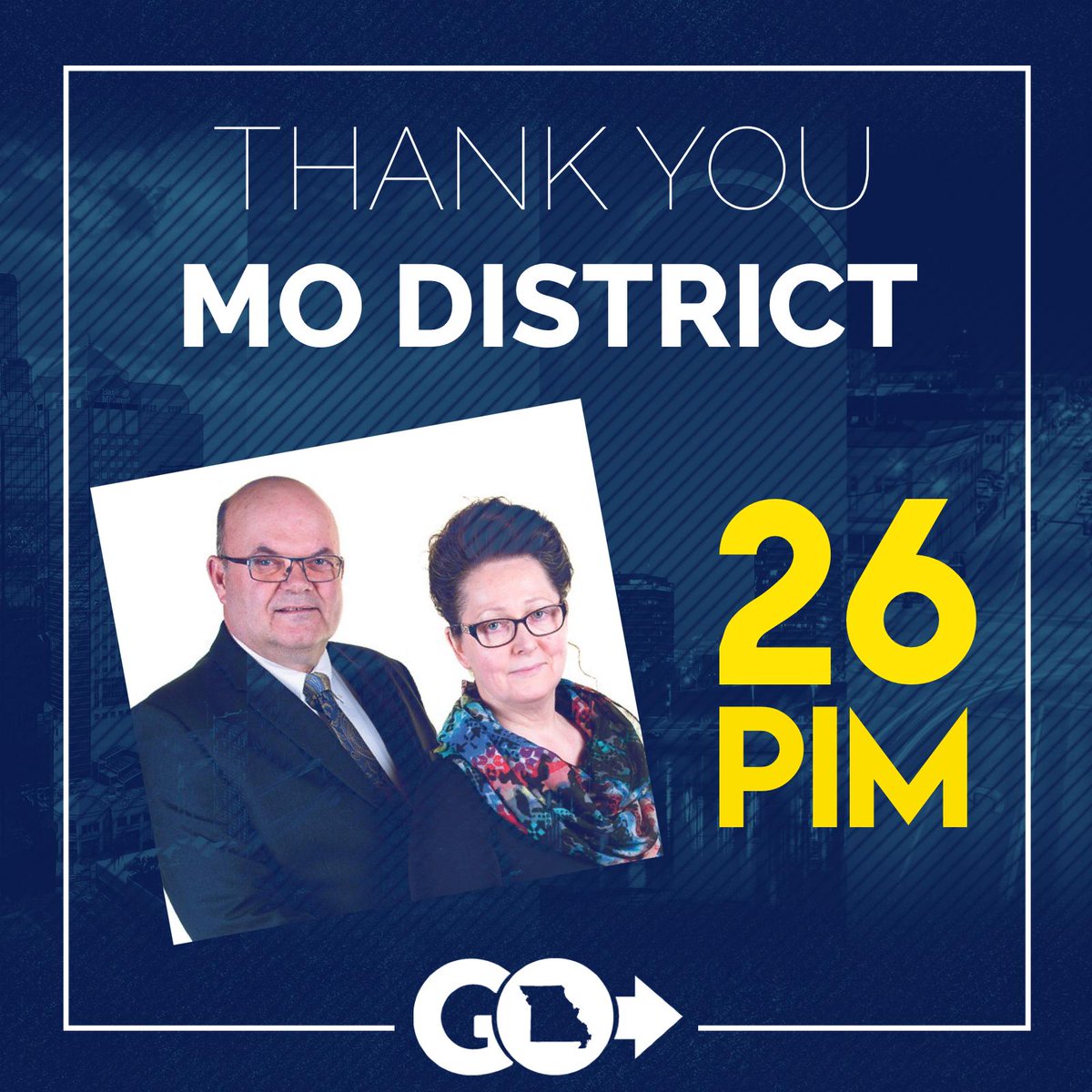Thank you MO District for your sacrificial giving!! During this morning’s session, the MO Conference attendees raised 26 PIMs for Missionary John and Susan Beek. #moconference19