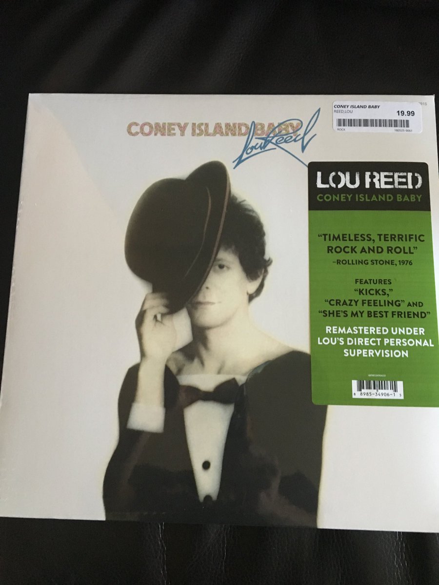 FlashBack Friday ..I saw  this the other day, One of my Special Memories - Playing Lead Guitar on LOU REEDS iconic “CONEY ISLAND BABY”CD  ! An awesome memory of working and hanging out with Lou Reed ,,, A Legend !,, ⭐️⭐️⭐️⭐️🎸🎸🎸🎸🎤🎤🎤🎤