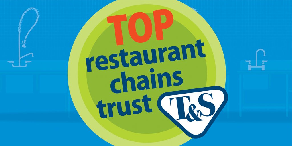 Top restaurant chains trust T&amp;S because we've got what they need when they need it. Shouldn't you rely on us, too? bit.ly/TSchains