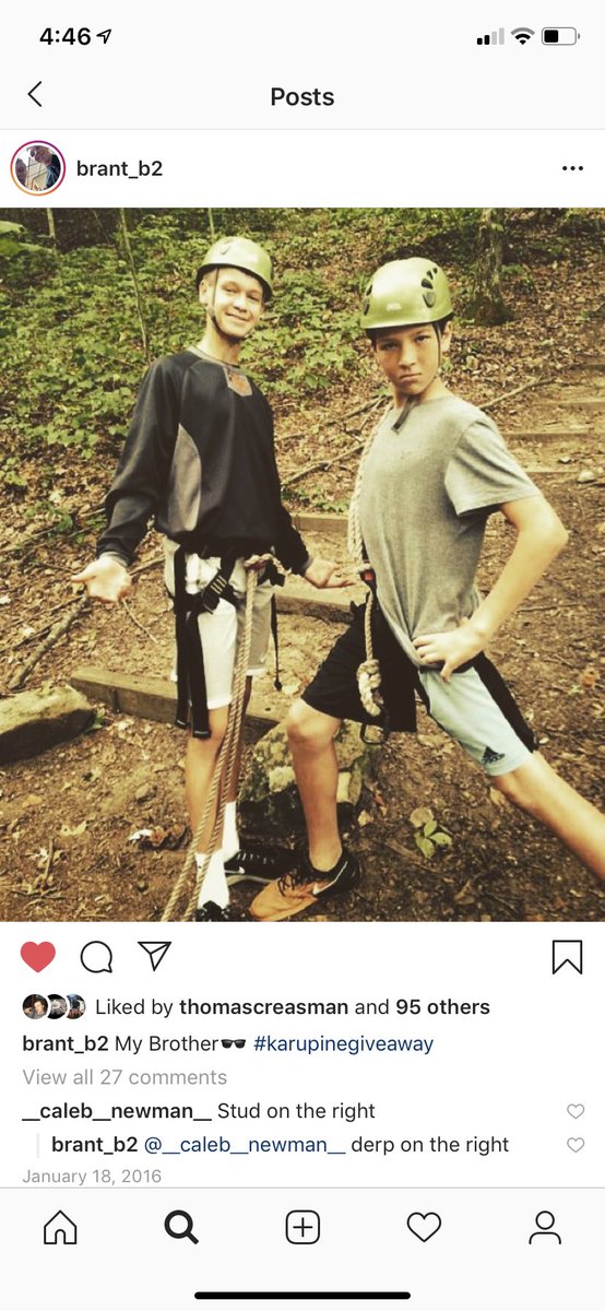 CalebNewman_'s tweet photo. Happy birthday man hope it’s great. Gonna miss the laughs, the cringe, and being the great value version of Shaw and Kobe. P.S y’all won’t get the second pic but Brantley sure will. ;) @brant_b2 https://t.co/CgpkC7NcBq