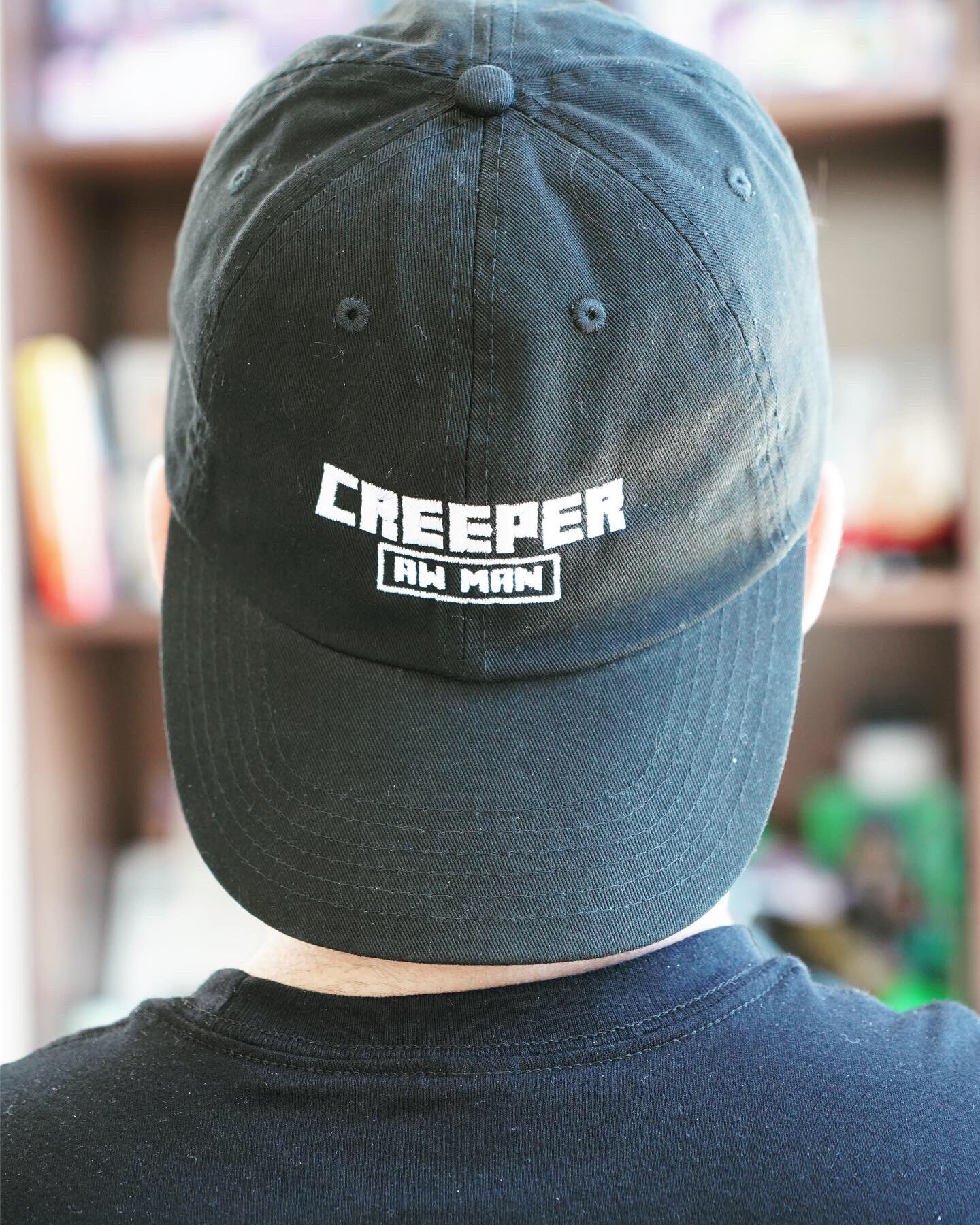 Creeper Aw Man Casual Breathable and Comfortable Adult Cowboy Hat Baseball Cap