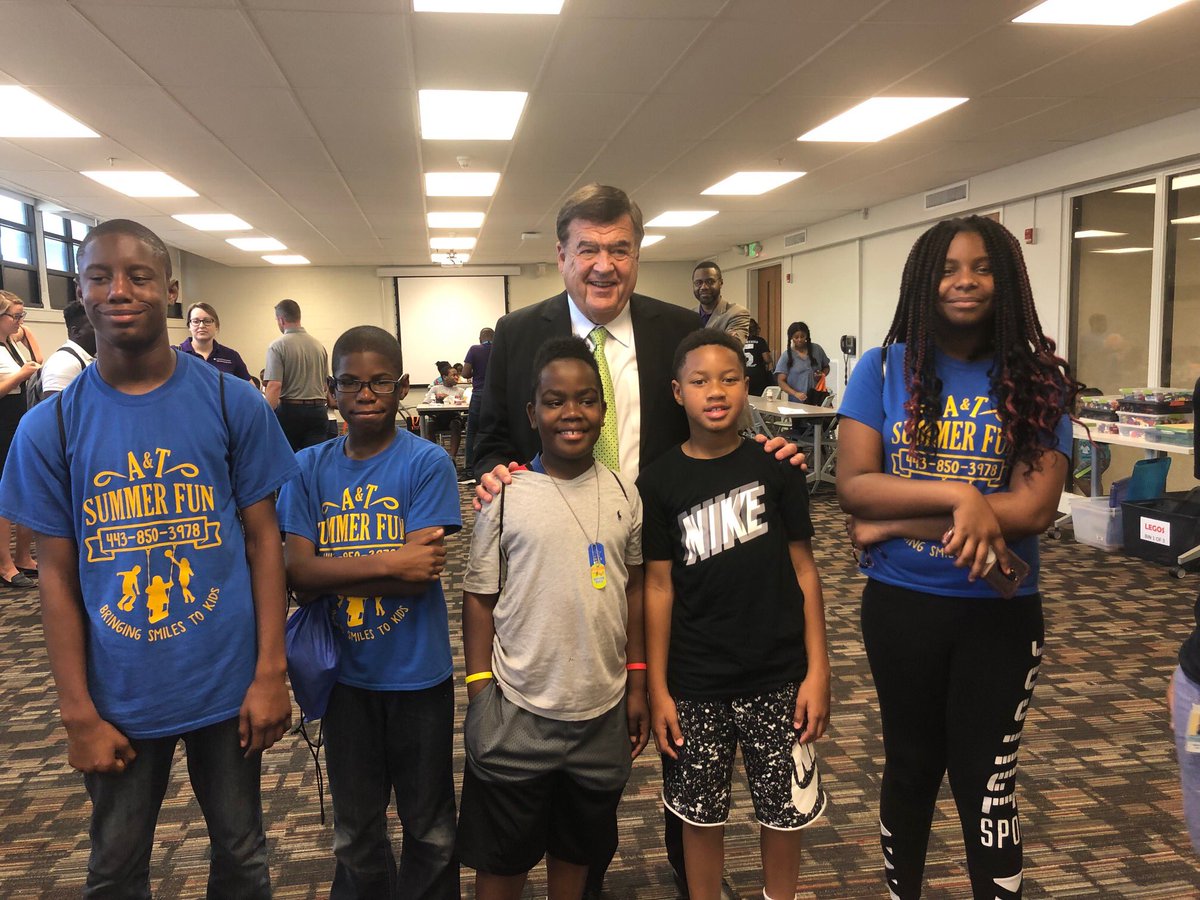 Call_Me_Dutch's tweet photo. This morning, I visited the #Randallstown library in #MD02, a summer meals site overseen by the Partnership to End Childhood Hunger in Maryland. The #SummerMealsProgram provides 1000s of low-income kids with access to free, healthy meals in trusted locations over the summer. https://t.co/CSqxLhhibk