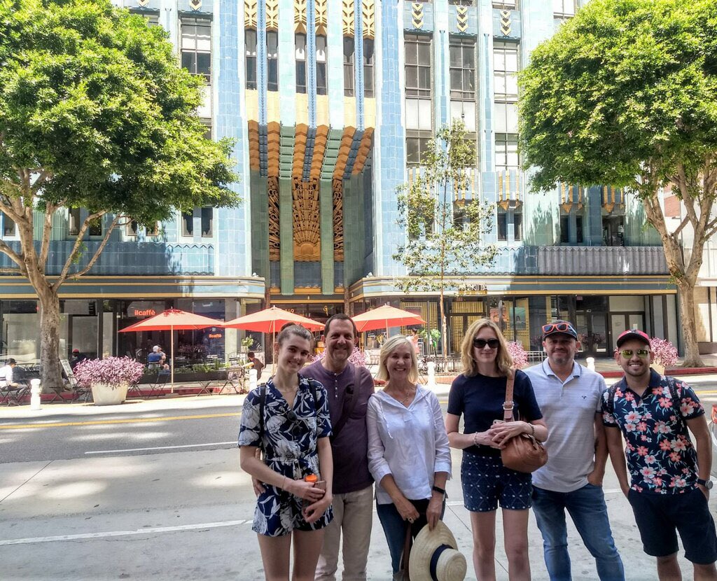 LAWalkingTours's tweet image. We loved showing some of LA’s architectural highlights to our locals and guests from New York and Colombia this morning! #DTLA #dtlawalkingtours #LAarchitecture #easternbuilding