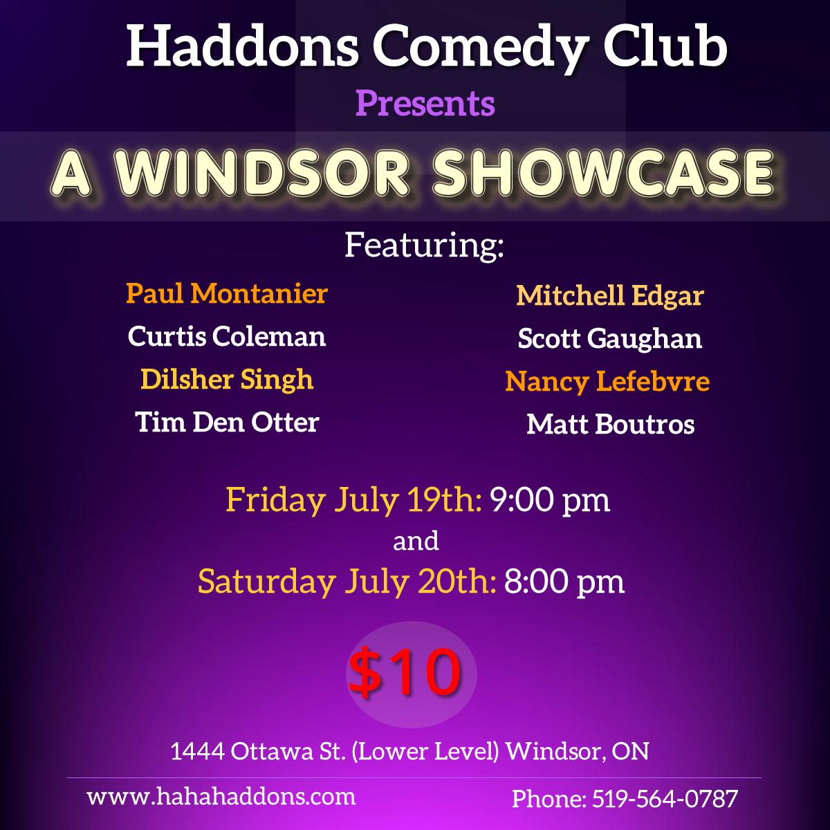 Stay cool tonight and support local comedy! Our comedy showcase begins tonight at 9 p.m. Come inside from the heat and have some laughs! #YQG #WindsorEssex #comedyclub #comedyshow #Ontario #localcomedy #comedians
