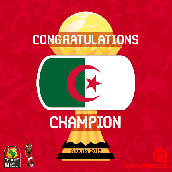 ESTuniscom's tweet photo. Félicitations au peuple d'Algérie 🇩🇿 et à @YBelaili 🏆 C'était bien mérité, bravo ! 👏

#SENALG #TeamDZ @LesVerts @DZfoot @elkhedra @FAF_DZA @DZFootball_en https://t.co/OZMXQp78T4