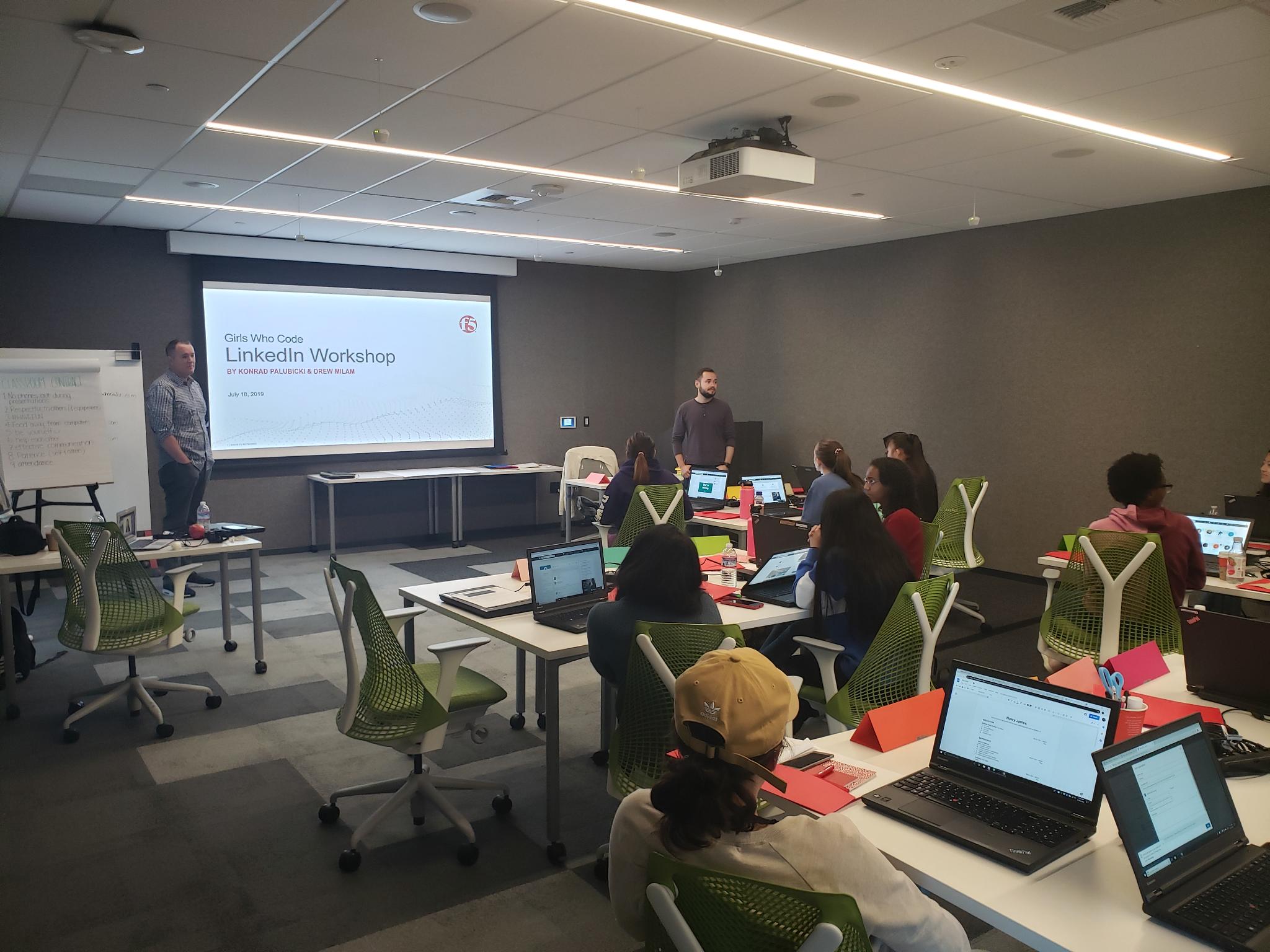 F5 Girls Who Code Summer