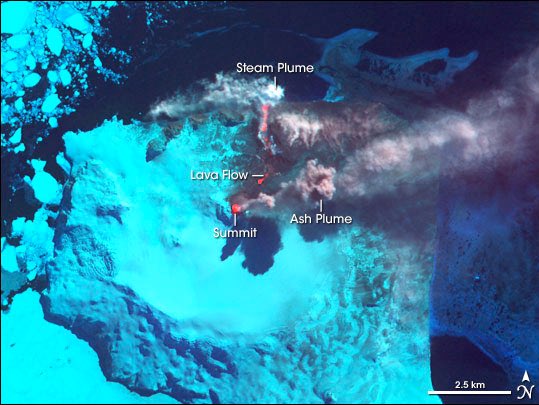 Q: What do you mean by “7ish”? It’s either 7 lava lakes or it’s not!A: Turns out the Earth is REALLY big, & some volcanoes are difficult to visit.From infrared satellite, Mt Belinda (near-ish Mt Michael) & Mawson Peak (Heard Island) may have lava lakes but maybe not? NASA