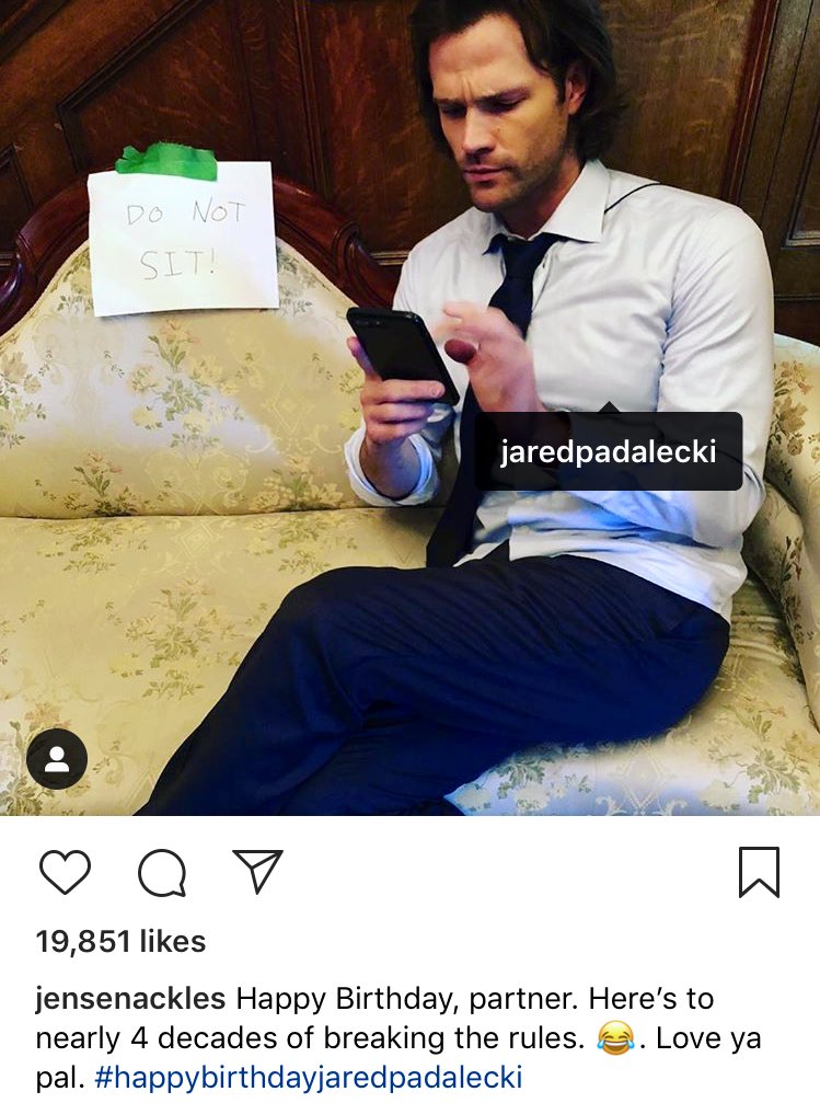 hitting a ton of squares in the husband bingo over here...

• cute photo of your cute person
• participating in your person’s hashtag
• “partner”
• love 💕 
• tagging on the titty