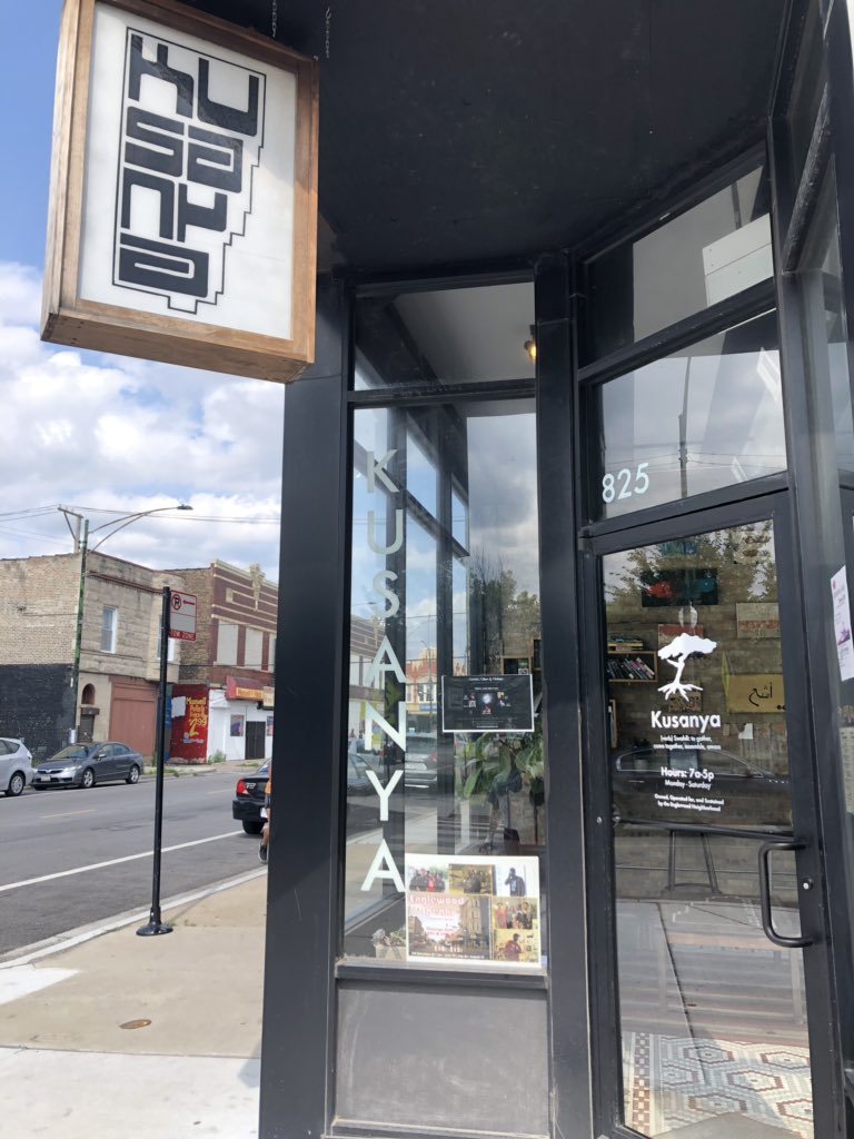 WaylandAshleigh's tweet photo. One of the best coffee shops in #Chicago! @KusanyaCafe in #Englewood. https://t.co/c77skc63qM