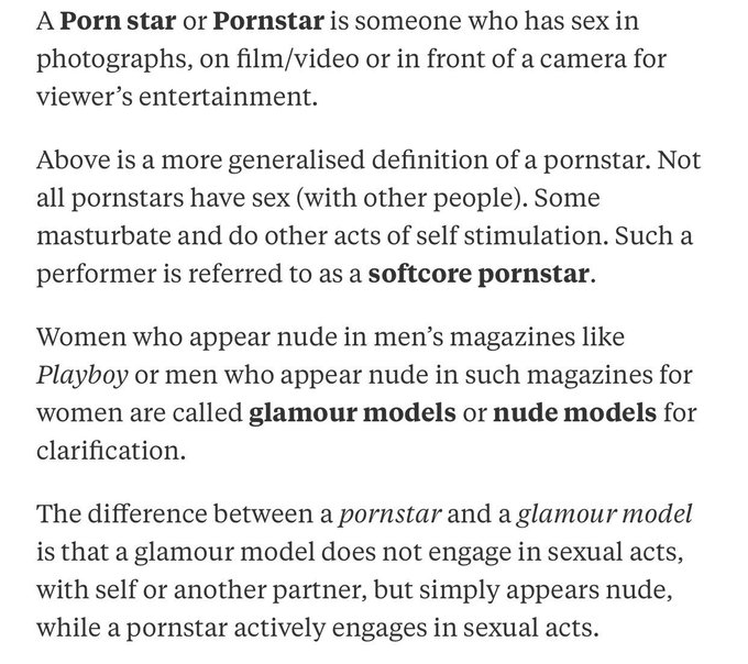 Putting topless images/videos on a porn site open to anyone to upload to does not make someone a pornstar