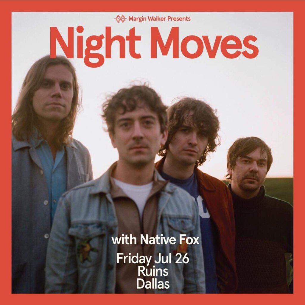 nativefoxTX's tweet image. Still recording per usual, but in the mean time we got a Big bopper at Ruins in Deep Ellum with the fabulous @NIGHTMOVESMPLS Get some tickets at @MarginWalkerDTX or @Spunepro