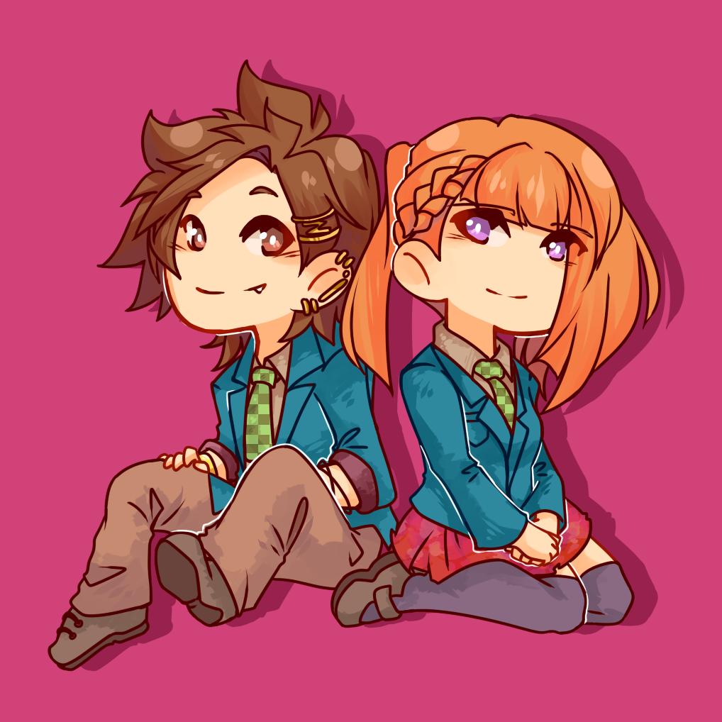 appendorange's tweet photo. [ #yttd #kimigashine #キミガシネ] charm commission for @dohterscharity !! thank you for introducing me to this game 💜 💜 💜 https://t.co/9v2sfFQ8U7