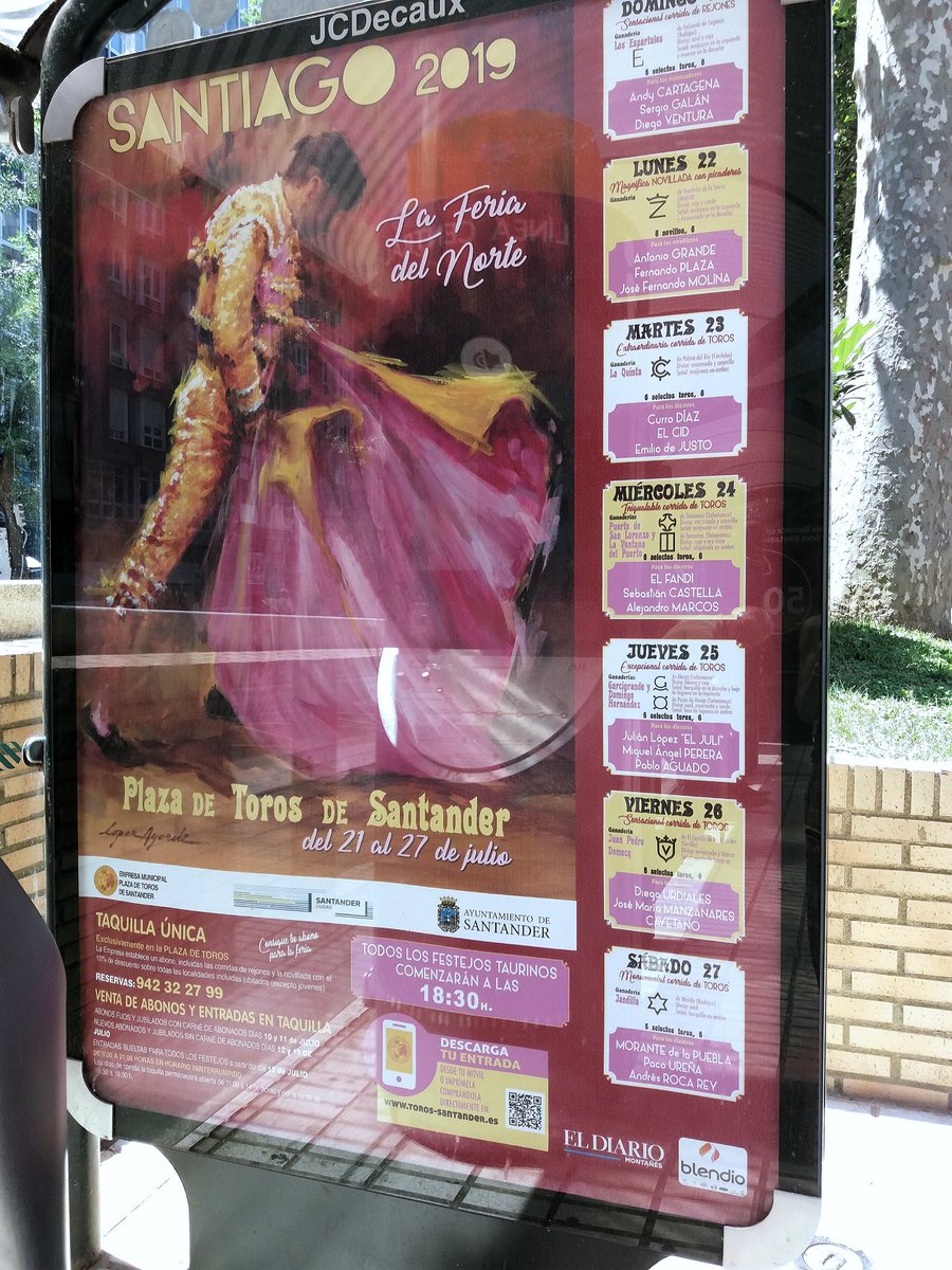 rosaferlas's tweet photo. Será legal, pero es indecente.
¿Feria del Norte?
Feria de la muerte.
Anunciar esa barbarie en el transporte público que compartimos todos es vergonzoso.
#TauromaquiaEsViolencia
#SantanderSinToros
#SantanderSinSangre https://t.co/5g7ibJdAlR