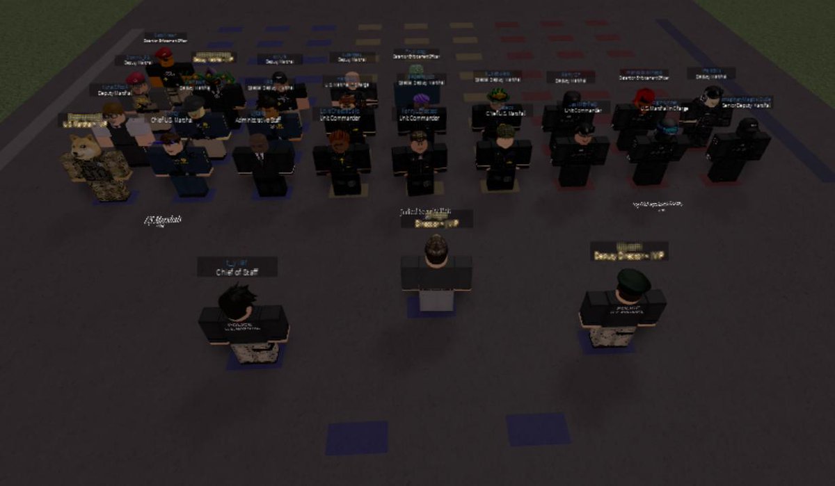 USMSnUSA's tweet photo. USMS did our final inspections for the term, and  we broke the record with 30+ marshals attending! Great way to end the term! Afterwards ,we patrolled dc.USMS#1 Now onto 
@NUSAJosh Adminitration! @_MadameKlair_ @Akogie_rblx https://t.co/3eEEFSiQjm