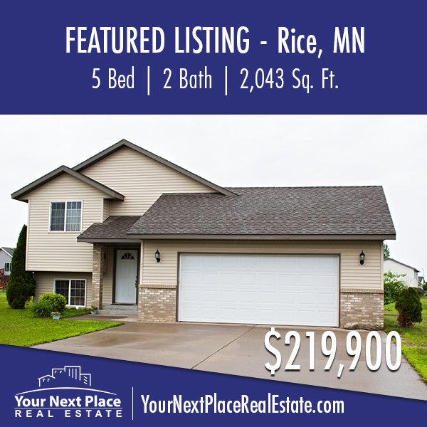 YNPRealEstate's tweet photo. Featured Listing! 505 7th Avenue SW in Rice, MN 56367 - $219,900
For photos and property information:
https://t.co/vphmbLNXw3
#YNPRE #ricemn https://t.co/pnYwI0DEXf