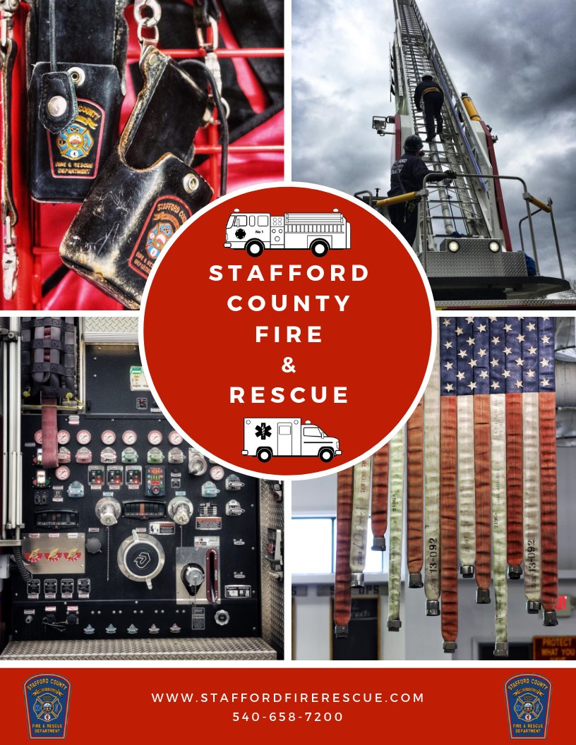 staffcofire's tweet photo. 4 different opportunities:
🚒 Fire
🚑 Rescue
🚨 CERT
🖥 Administrative
Join our team. Become a volunteer. 🚒🚑 #scfrd #staffordcountyfireandrescue #fireandrescue #staffordcounty #🚒🚑 #volunteer #firefighter #emt #paramedic #cert https://t.co/dSlOR9eEyu