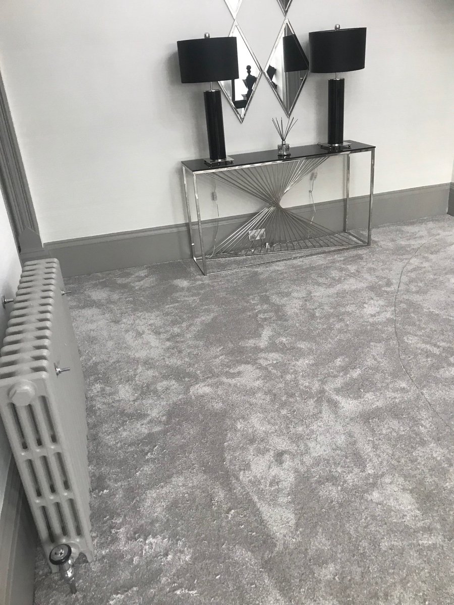 TFCStirling's tweet photo. Some images of our carpet installations for our friends Mr and Mrs McEwan, Crieff 

Luxury Lano Santino Exquisite
Colour London Fog
Solid chrome bars by Stairrods 

Installed by our skilled in house master fitters 
Alloa rd Causewayhead 
01786 474581
https://t.co/7Q8dgcgXc7 https://t.co/hx1UwGYf3j