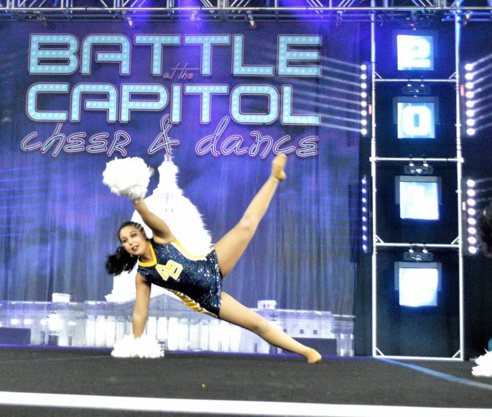 BattlerDance's tweet photo. Meet Tori! Tori is from Morgantown, WV but went to Fairmont Senior HS. From the age of 4, Tori has been apart of the Northern West Virginia Performing Arts Academy. She’s a 3rd year member and she’s also a sister in the Lambda Sigma Phi sorority. 💙💛 #BattleAsOne https://t.co/uUouIRpwUb