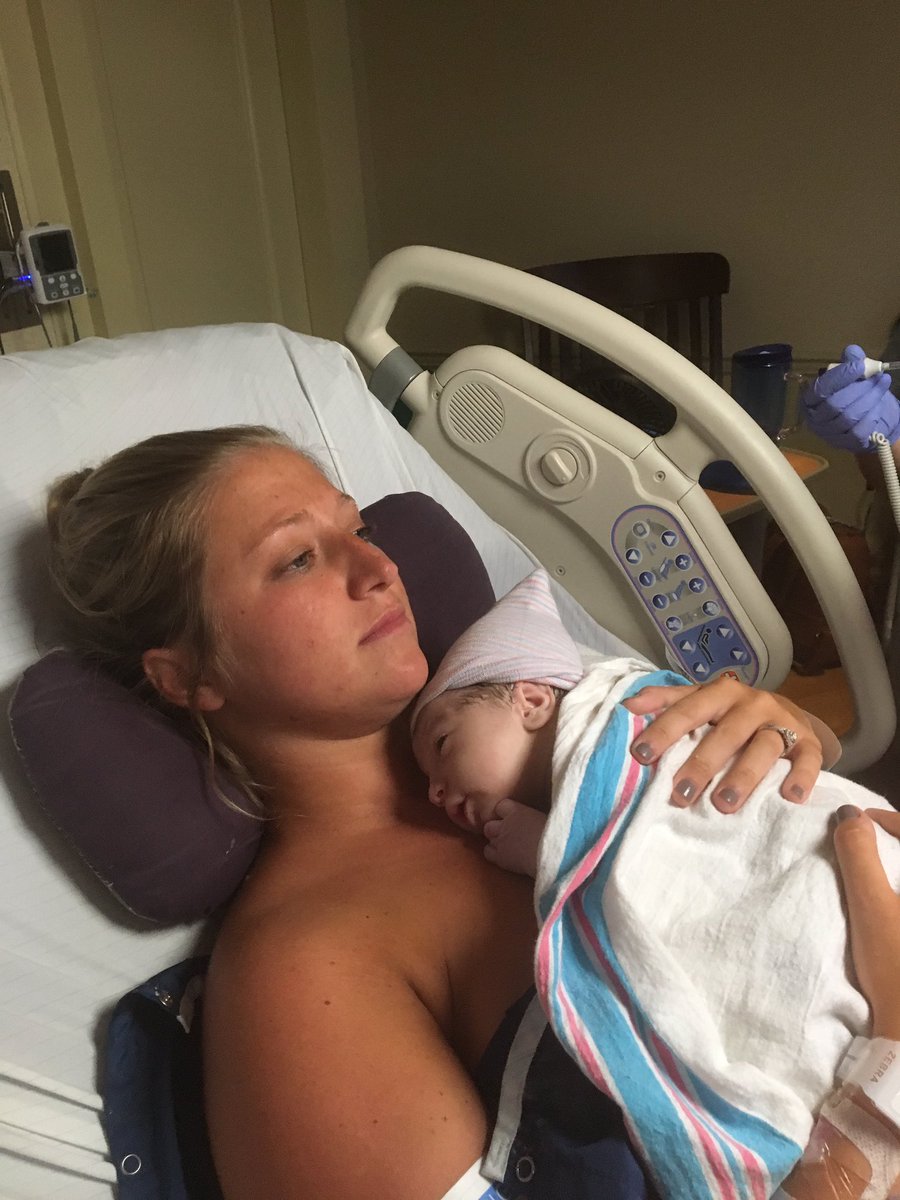 jsnuffer67's tweet photo. So proud of my girl. Through many hours of contractions and pain she showed true toughness and grit in delivering this precious little man. Savannah you are a true Warrior. ❤️Micah Sanchez https://t.co/vYE2DWinMe