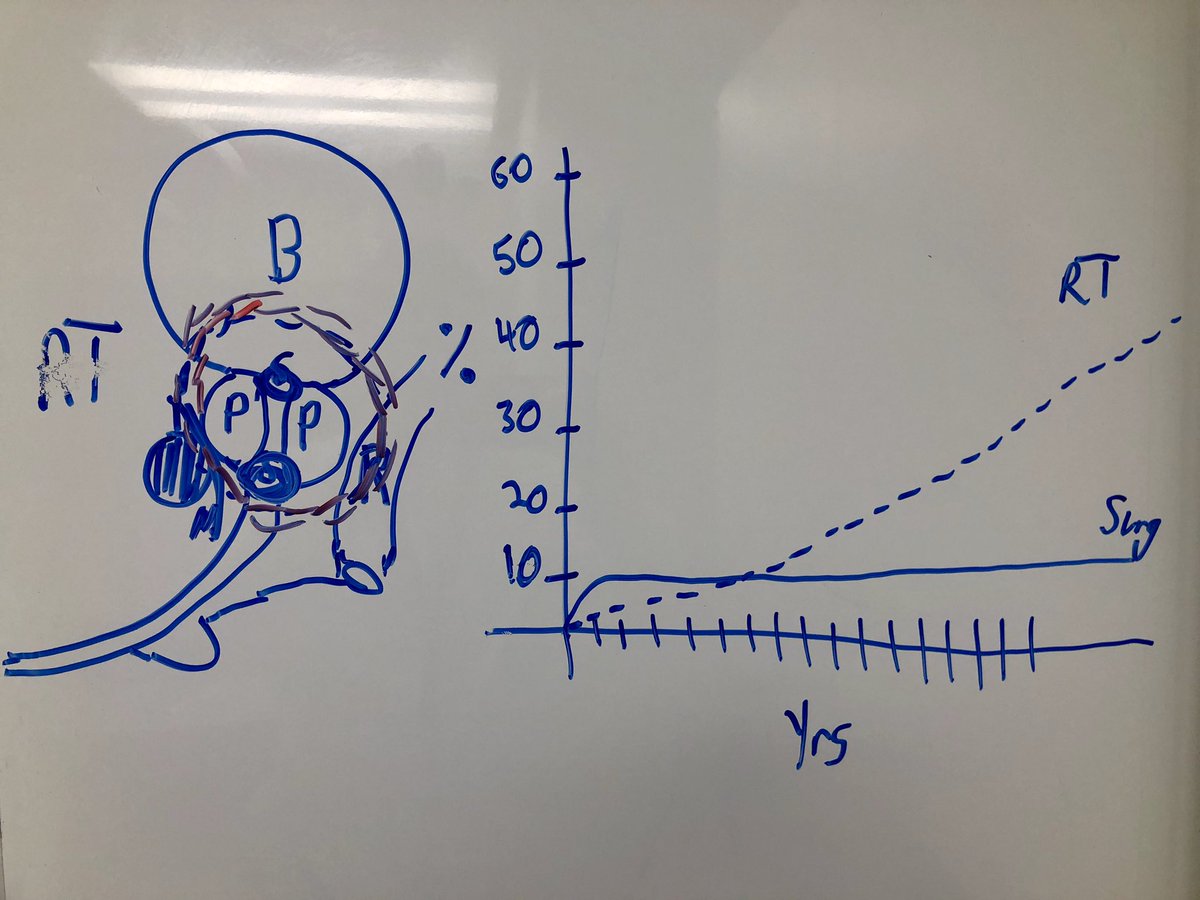 Explaining prostate radiation complications to a patient in a Friday afternoon clinic (and somehow only running 8 minutes behind).