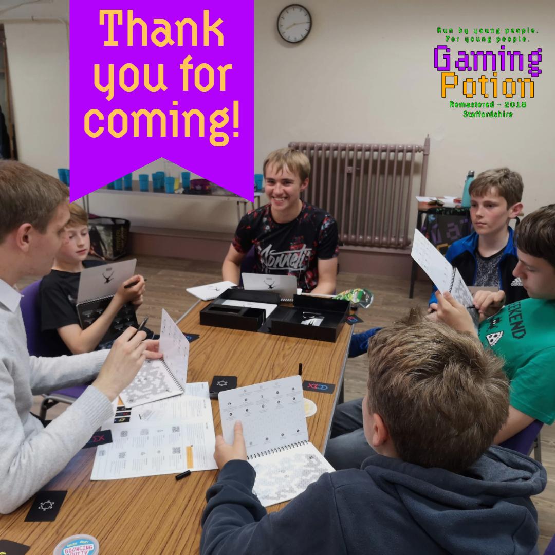 GamingPotion18's tweet photo. Thank you for coming along to today's session!

We really enjoyed the first of our #GamesNight Holiday sessions! Looking forward to more in the near future! #GamingPotion https://t.co/Wd2nftCKH0