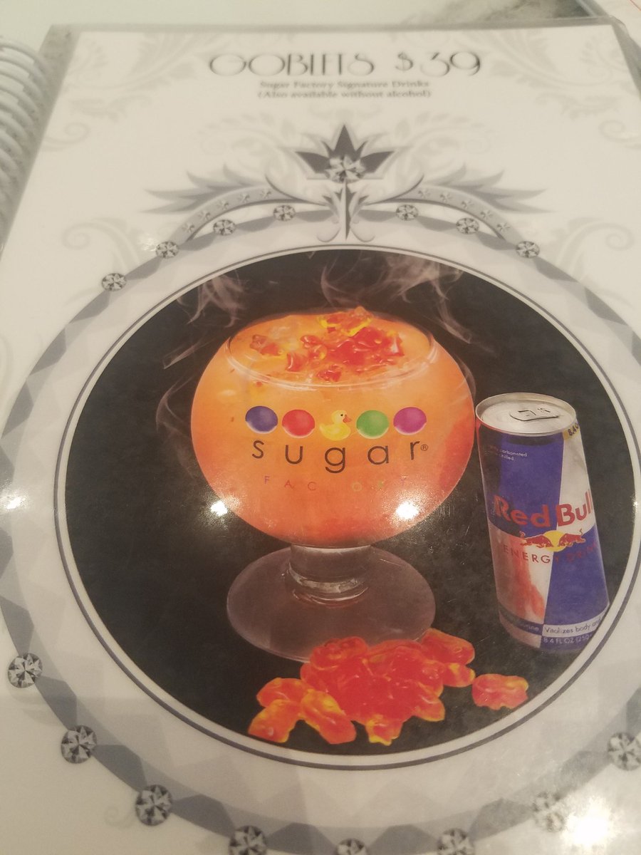 gnomeslayer's tweet image. I'm intrigued by the energy bear martini ($39) @SugarFactory during @Comic_Con 2019!