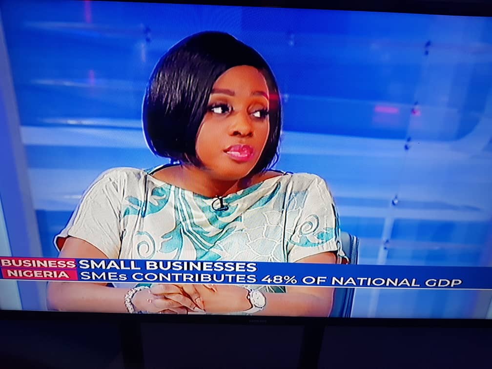 MisediFor's tweet photo. #KemiAreola in response to SMEDAN's data about 50 million SMEs, says "Nigeria is rich in opportunities and Nigerians need to see them and harness them".
#BusinessNigeria on @tvcnewsng
#GBSng19
#MISEDI
cc: @Glocalbrandsng @okpiaru https://t.co/0RiWJmSMdu
