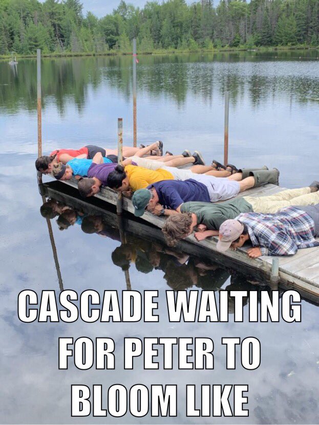 RocksandRivers's tweet photo. We’re not the most patient bunch... @CALgalBloom @PaceLabUVA @H2Ortiz #limnology #hardworkingscientists https://t.co/gi2XDgEGFy