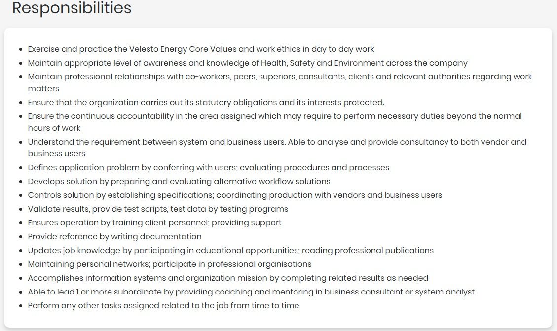 jobsharingMY's tweet image. Job : *SENIOR SYSTEM ANALYST*
Location: Plaza Sentral, Kuala Lumpur
Salary : RM4500 - RM5500
@Twt_IklanKerja
@KerjaKosongKini
@KerjaOnlinez
@jawatannkosong
@twt_kerja
@sebarkerja
#kerjakosong #systemanalyst #jawatankosong #kerjakosongmalaysia