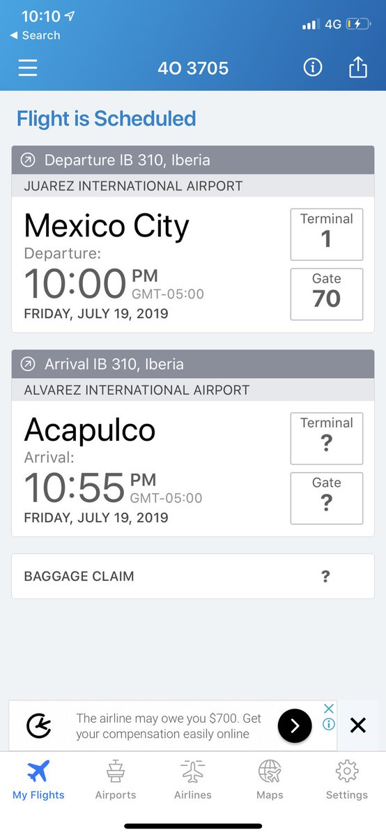 myturbe's tweet photo. @interjet_mx @interjet_mx vuelo 3705 MEX-ACA puerta 70 AICM? https://t.co/g0cuMaJirZ