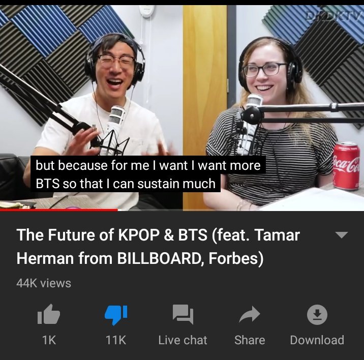 Even after actually admitting their financial dependency on BTS's continuity. " I want more BTS so that I can sustain my channel, I'll be effin honest with you." -Danny
