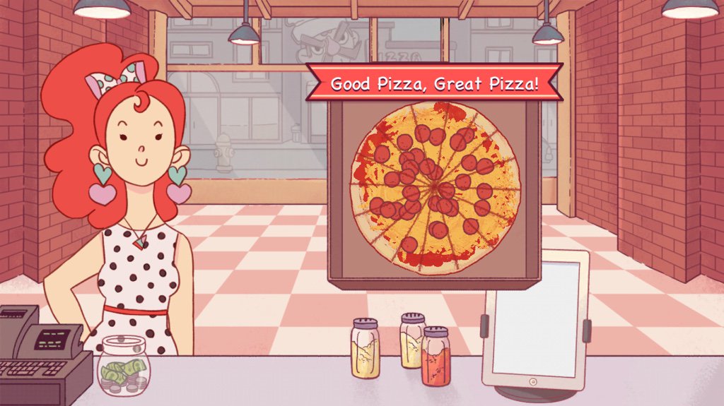 seanj1992's tweet photo. Definitely ordering pizza after playing this game. @kimmyslice247 #GoodPizzaGreatPizza https://t.co/lqfLSLkOOM https://t.co/LKEEZiiOQL