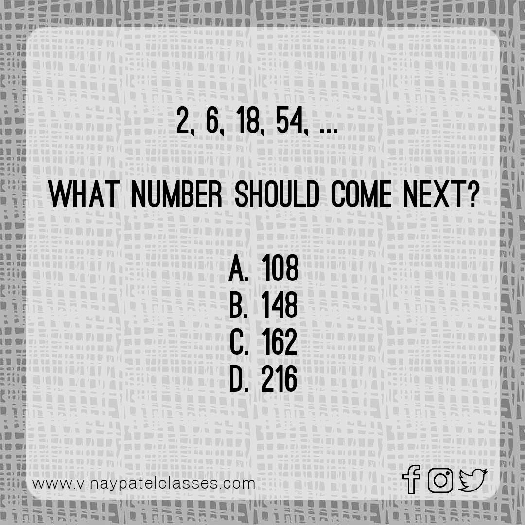 vinaypatelclass's tweet image. Answer quickly if you think you are genius!

#Mathematics #MathTeacher #LogicalGame #SaturdayMotivation #GRE #SAT #Ahmedabad #VinayPatelClasses #Naranpura #NewRanip #Math #MathLover #Numbers #MathClass 
buff.ly/2GCcOWO
