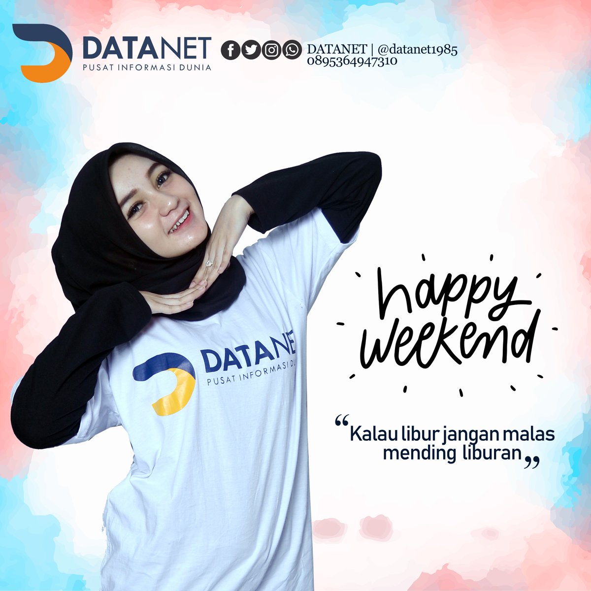 datanet1985's tweet image. Weekend ini mau liburan kemana nih ? searching pake jaringan #datanet aja yuk, mau liburan kemana..
#datanet
#datanethome
#datanethotspot
#datanetkece
#network
#ngalahnesia