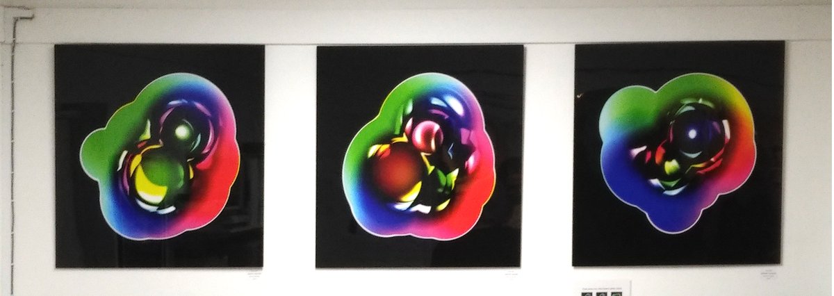 KosterArt's tweet photo. Three works from the 𝘐𝘯𝘧𝘪𝘯𝘪𝘵𝘦 series hanging in the Babylon Gallery, Ely. Exhibition runs to August 26th . https://t.co/Bl8vQnNYh6 https://t.co/HPUOnIPdCq