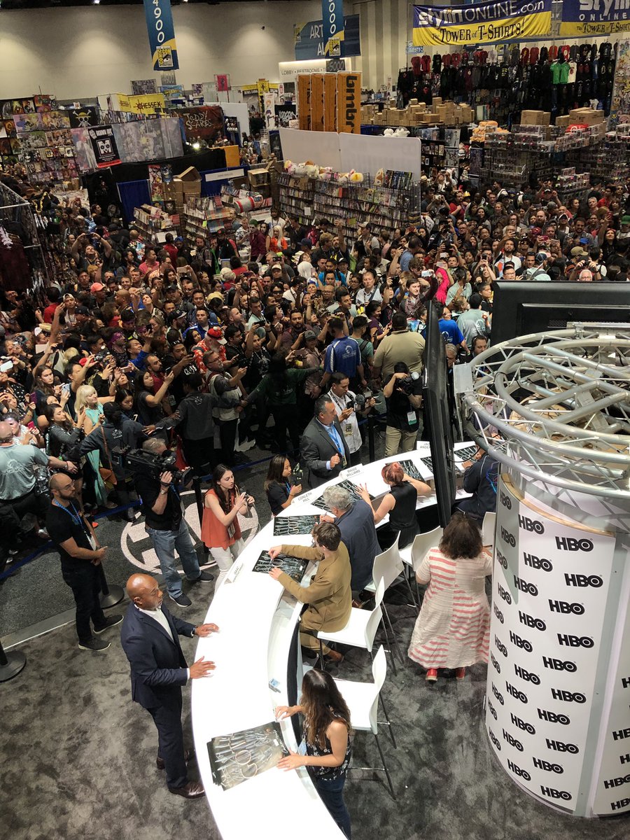 GameOfThrones's tweet photo. With fire and blood. #GoTSDCC https://t.co/fnkxADFMOr