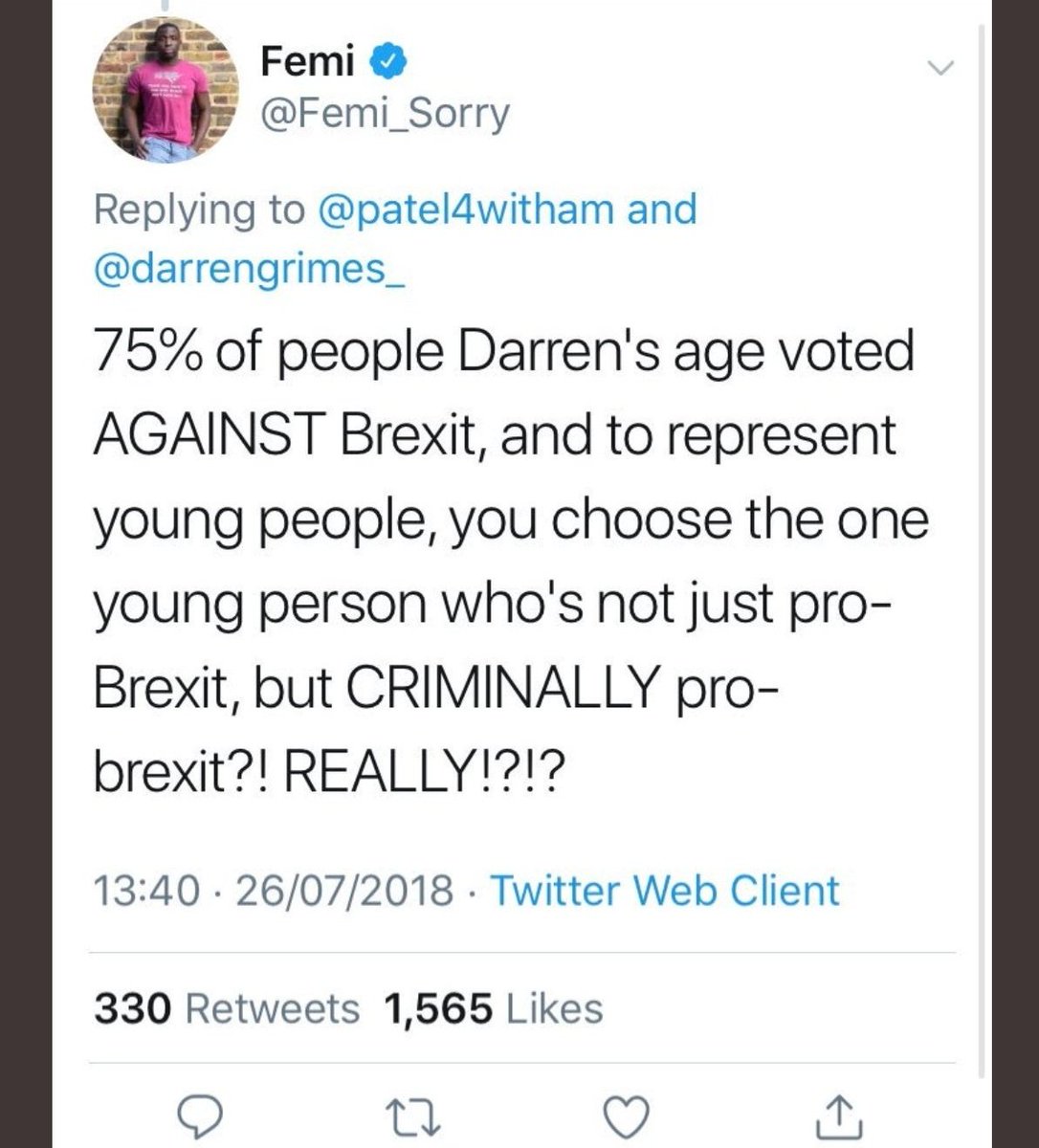 Femi tweet media