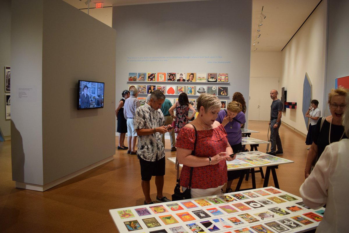 TheWestmoreland's tweet photo. Our members are enjoying the first viewing of "Era of Cool: The Art of John Van Hamersveld!" Want to enjoy member's perks, like this exclusive event? Learn more about becoming a member at: https://t.co/nkuEpArOIy #memberspreview #eraofcool #johnvanhamersveld #thewestmoreland https://t.co/xXjALUnKV7