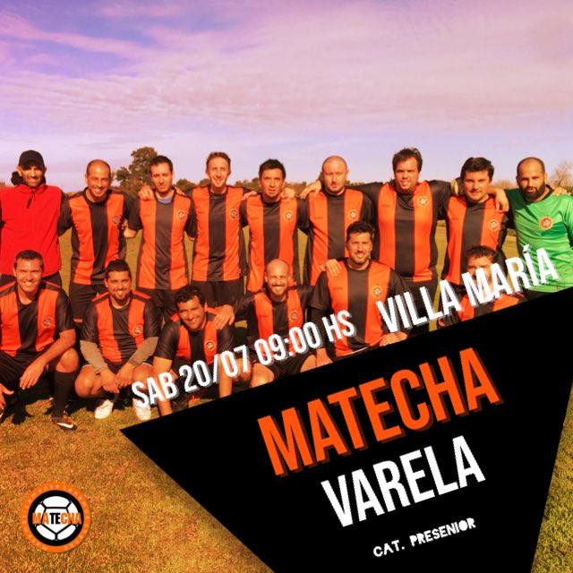 Mañana tempranito la naranja vs <a href="/VarelaUNI/">Varela Universitario</a> buscando meternos en la pelea del #ascenso. 

Dale Matecha! 

#AmorPropio #DaleLaNaranja