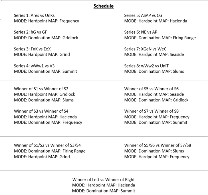SaltyPlaysCOD's tweet photo. Excited for tomorrow! Good luck to all teams; it's gonna be a great time! https://t.co/G20ahSOD8d