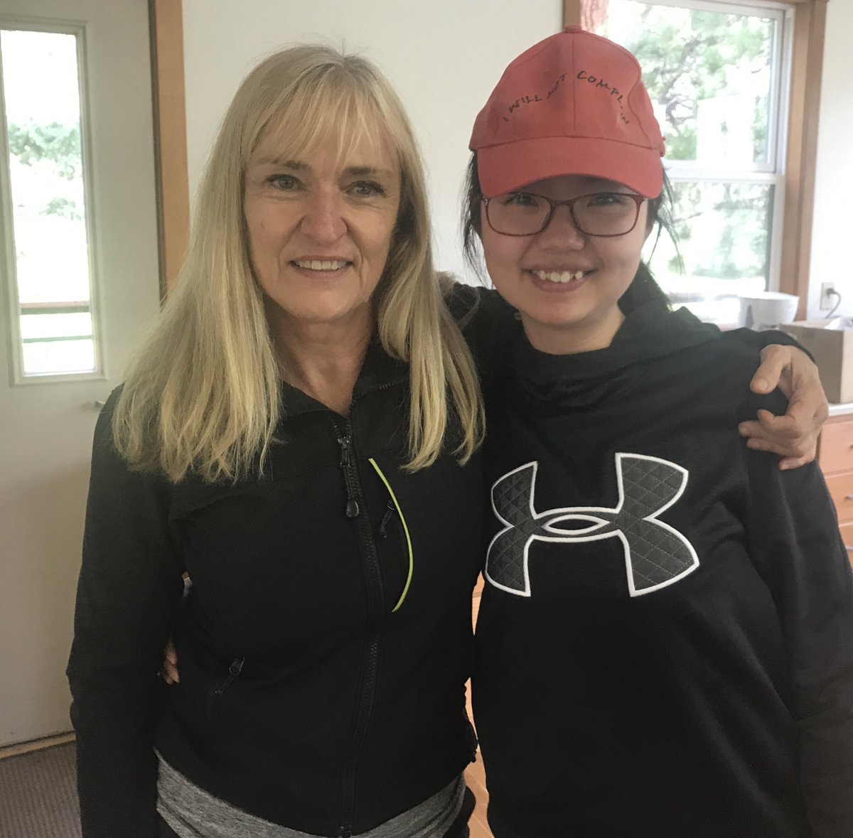 DrLimnology's tweet photo. Wanda hiked 12+ miles in the mountains with blisters and kept her great smile and attitude. What a great group we had! #fieldecol19 #flbs19 https://t.co/xqpuTcMjY9