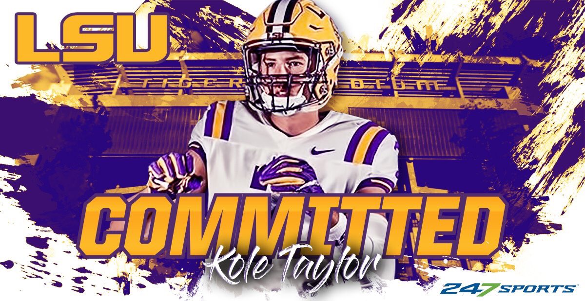 BREAKING: #LSU lands Kole Taylor, a top 10 tight end in the country on the <a href="/247Sports/">247Sports</a> Composite. 

He breaks it down with <a href="/bangulo/">Berta Portuondo Angulo</a>: 247sports.com/college/LSU/Ar…