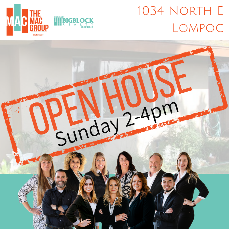 MacGroupRealty's tweet photo. Jacques and Shannon will be at our brand new listing, showing this awesome home Sunday from 2-4pm... 3 bedroom, 2 bath with a center atrium!!!
.
.
.
#forsale #openhouse #themacgroup #lompoc #centralcoast #realestate https://t.co/s1syo9e9mm