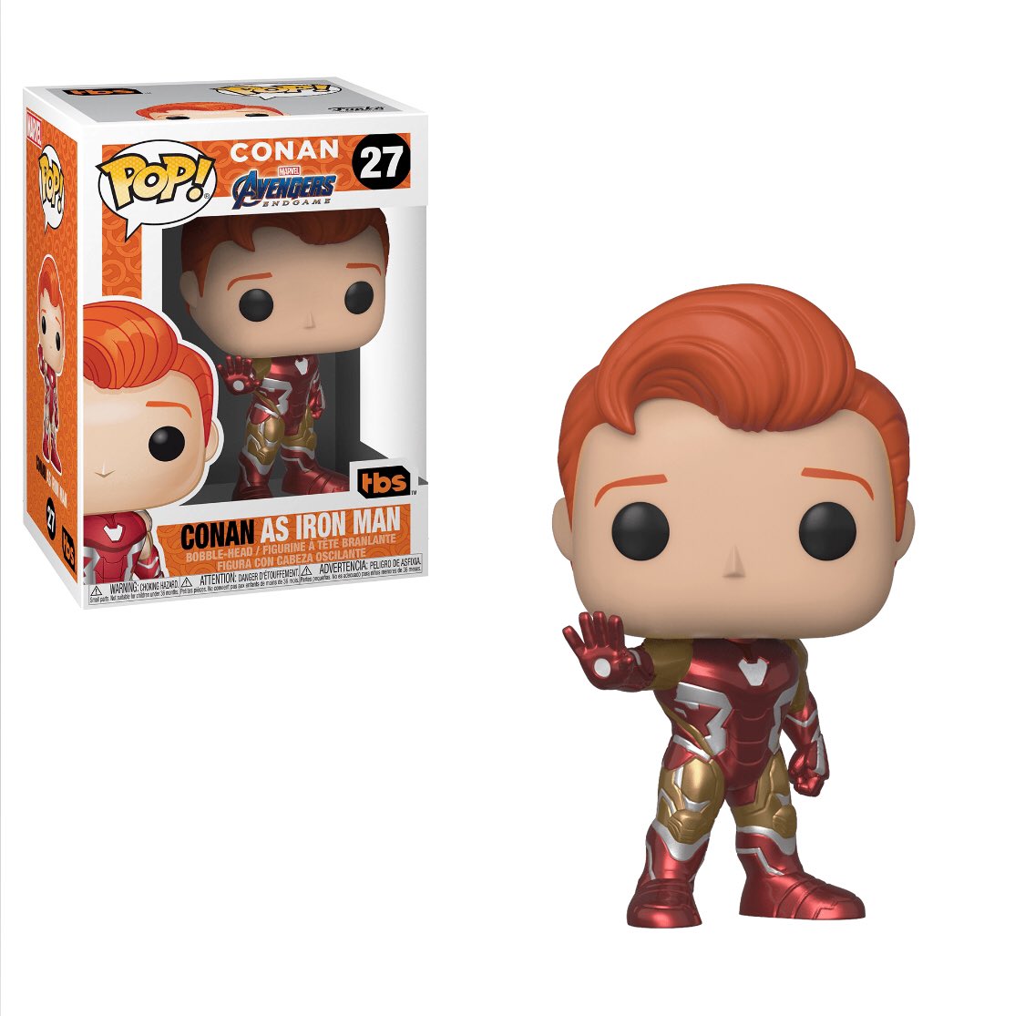 jay79374792's tweet photo. Today’s funko Iron man Conan  #ConanCon https://t.co/muvm1OV2SV