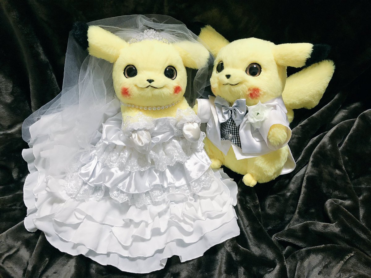 さぁ 名探偵ピカチュウぬいぐるみでウェルカムドール 衣装合わせしてみた Pikapika