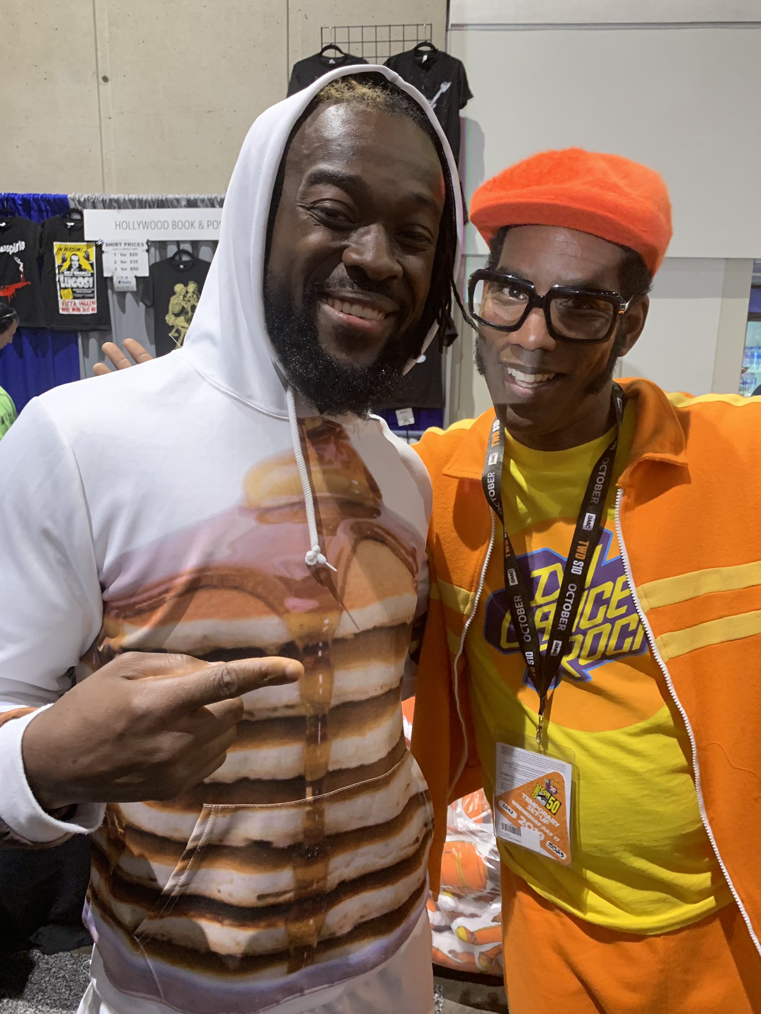 Kofi Kingston on X: Just met DJ Lance Rock! This has been an awesome Con!  #yogabbagabba #sdcc #SDCC2019  / X